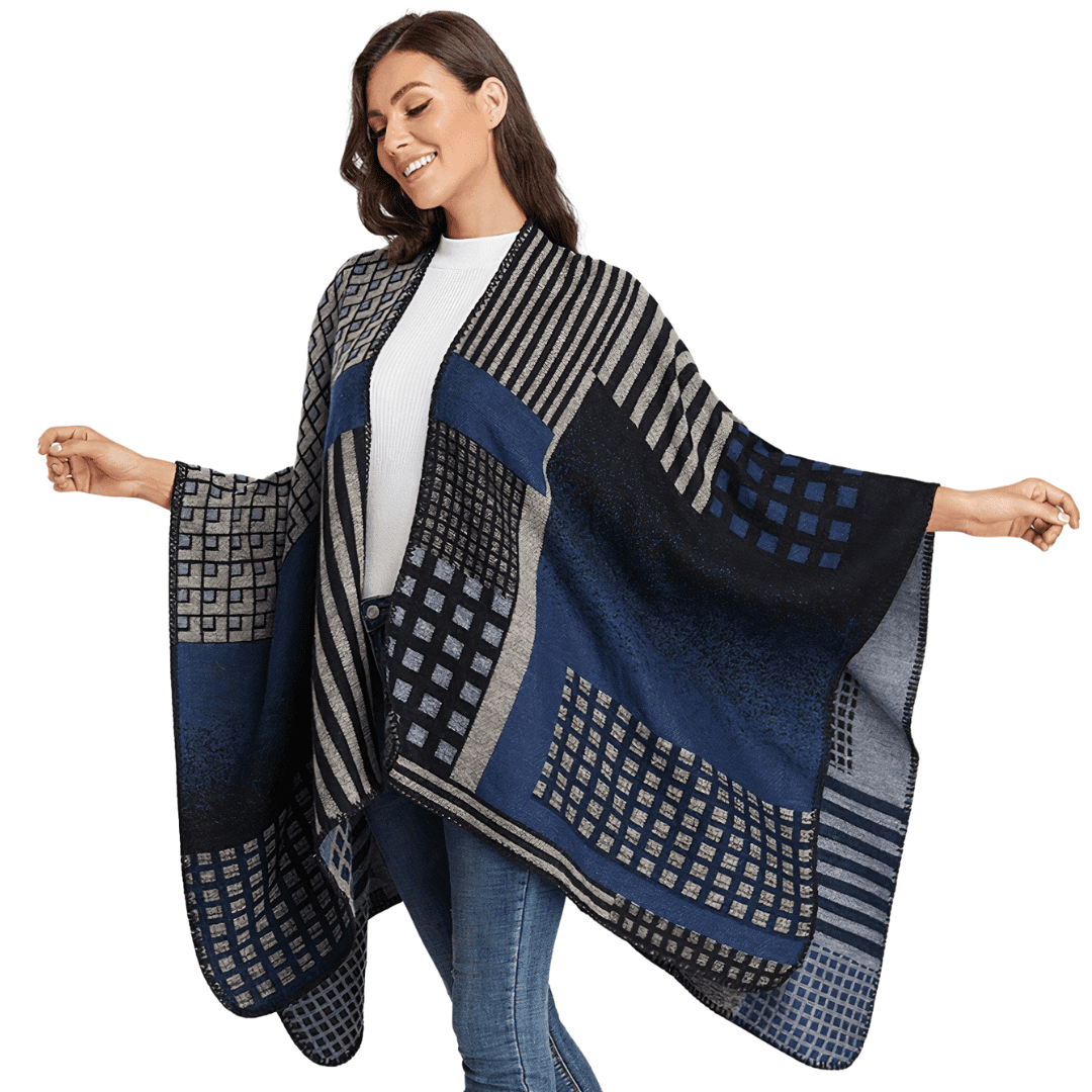 cape femme poncho