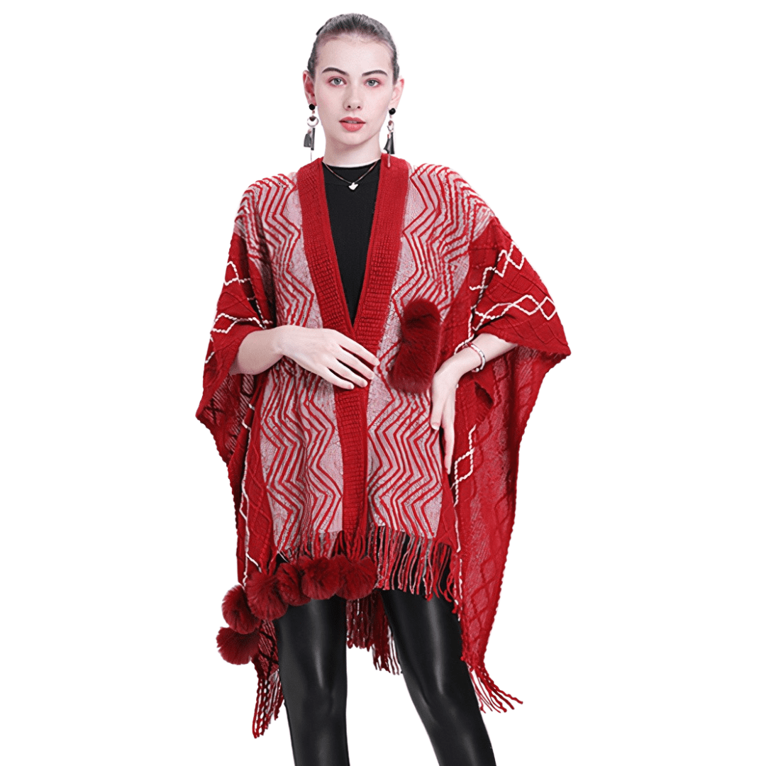 cape poncho chale grande taille femme