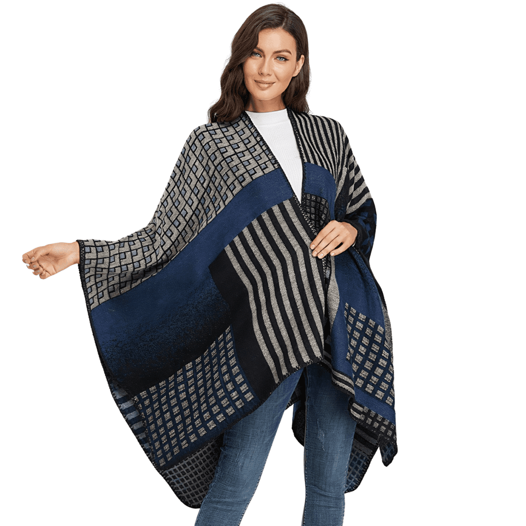 cape poncho femme hiver