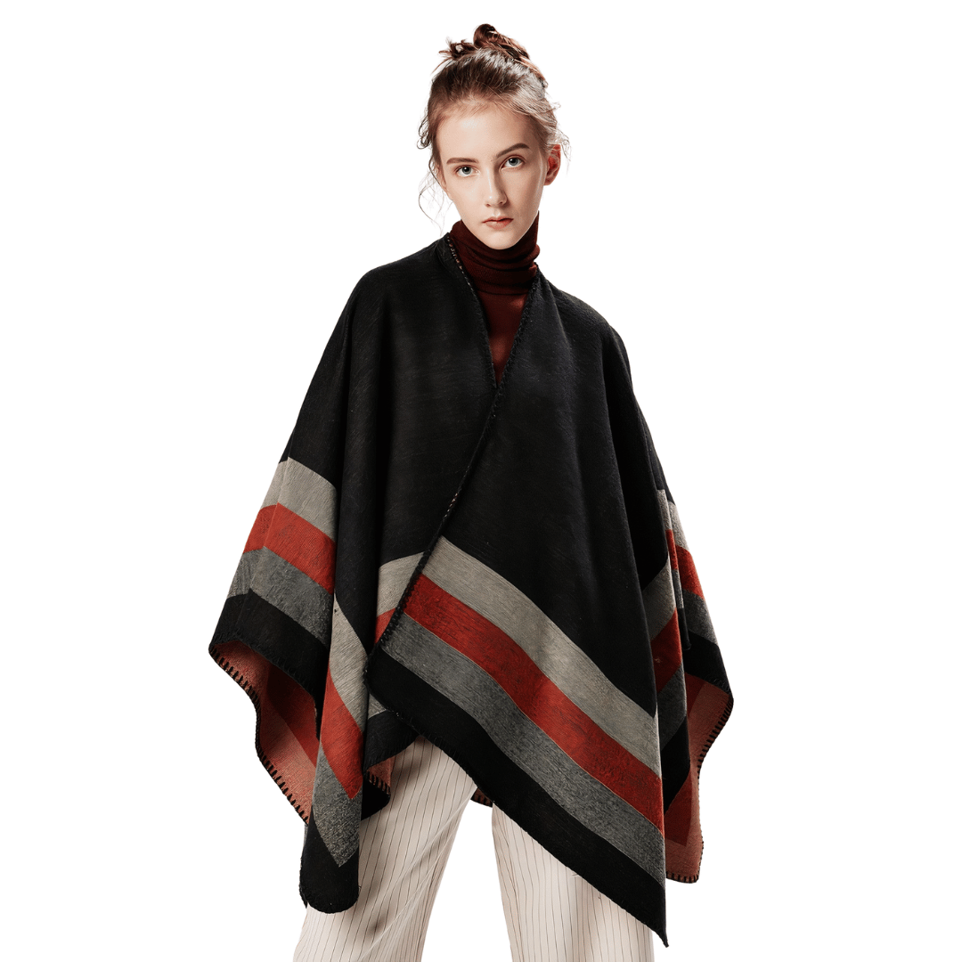 cape poncho femme hiver