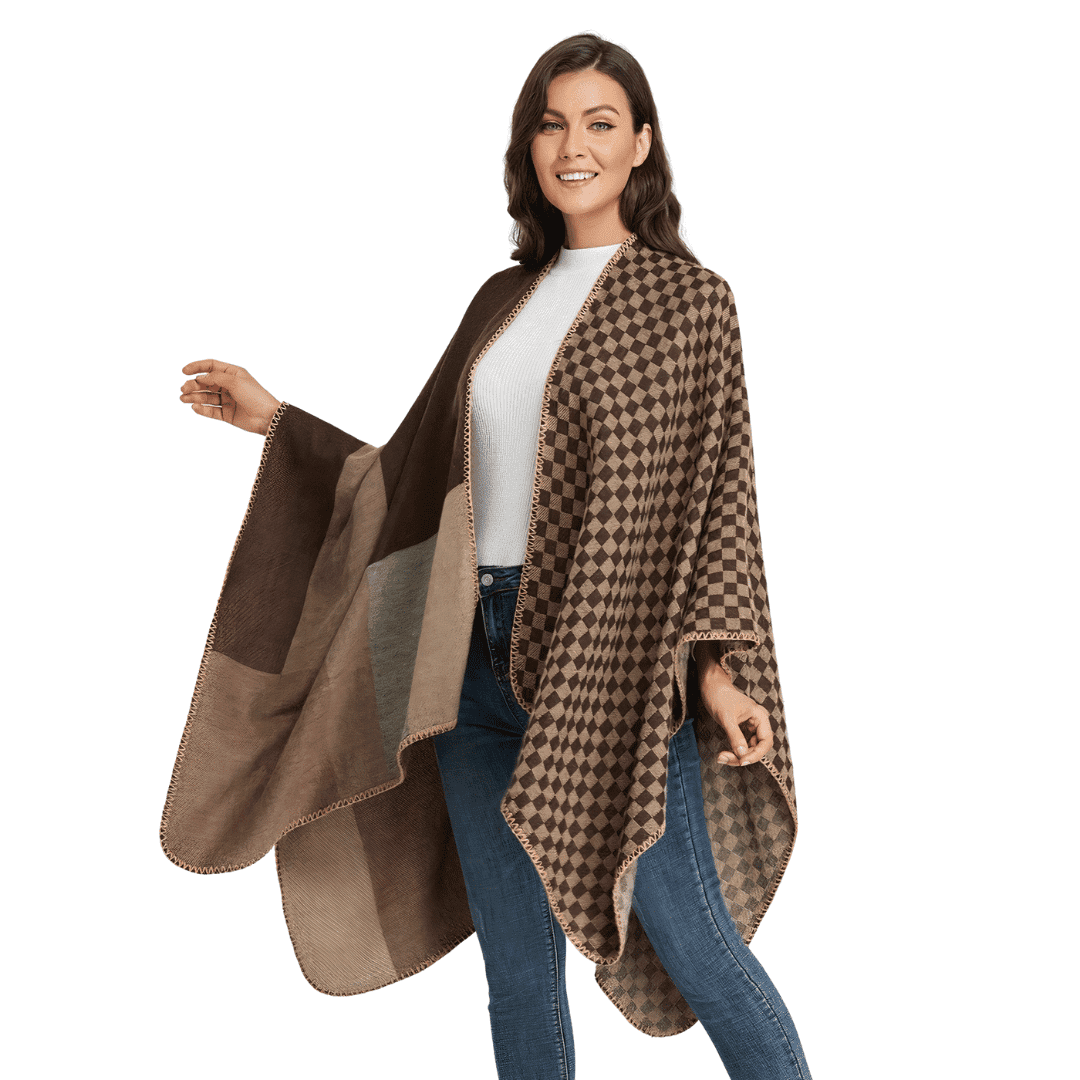 châle femme poncho