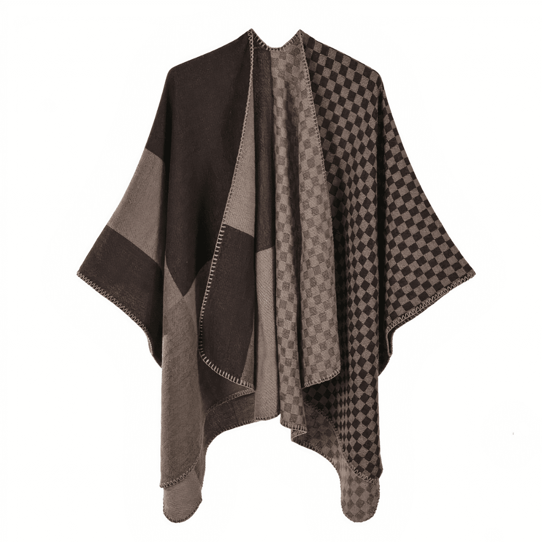 châle ponchos femme laine