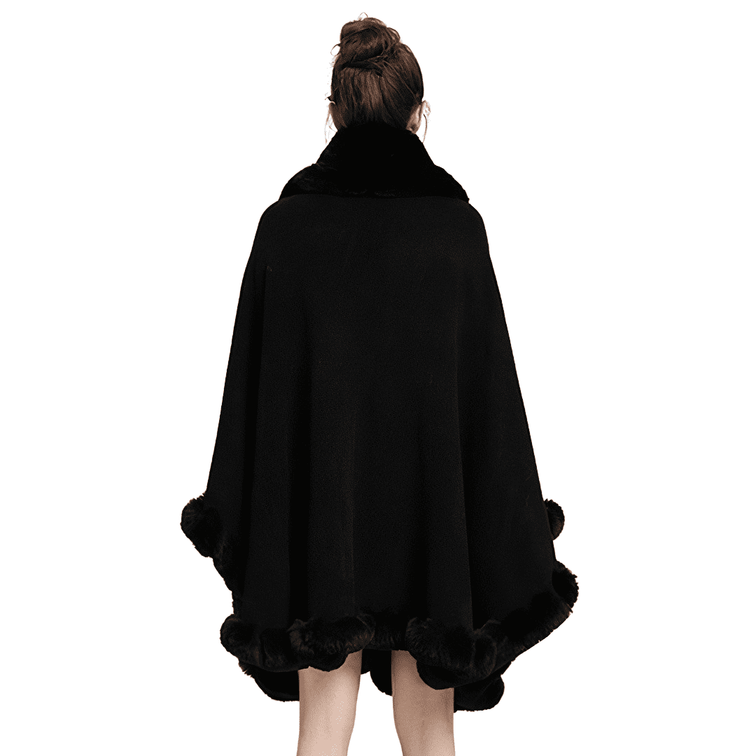 manteau cape poncho hiver femme