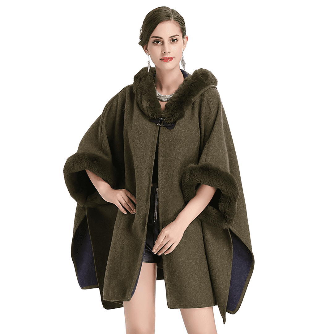 manteau poncho cape