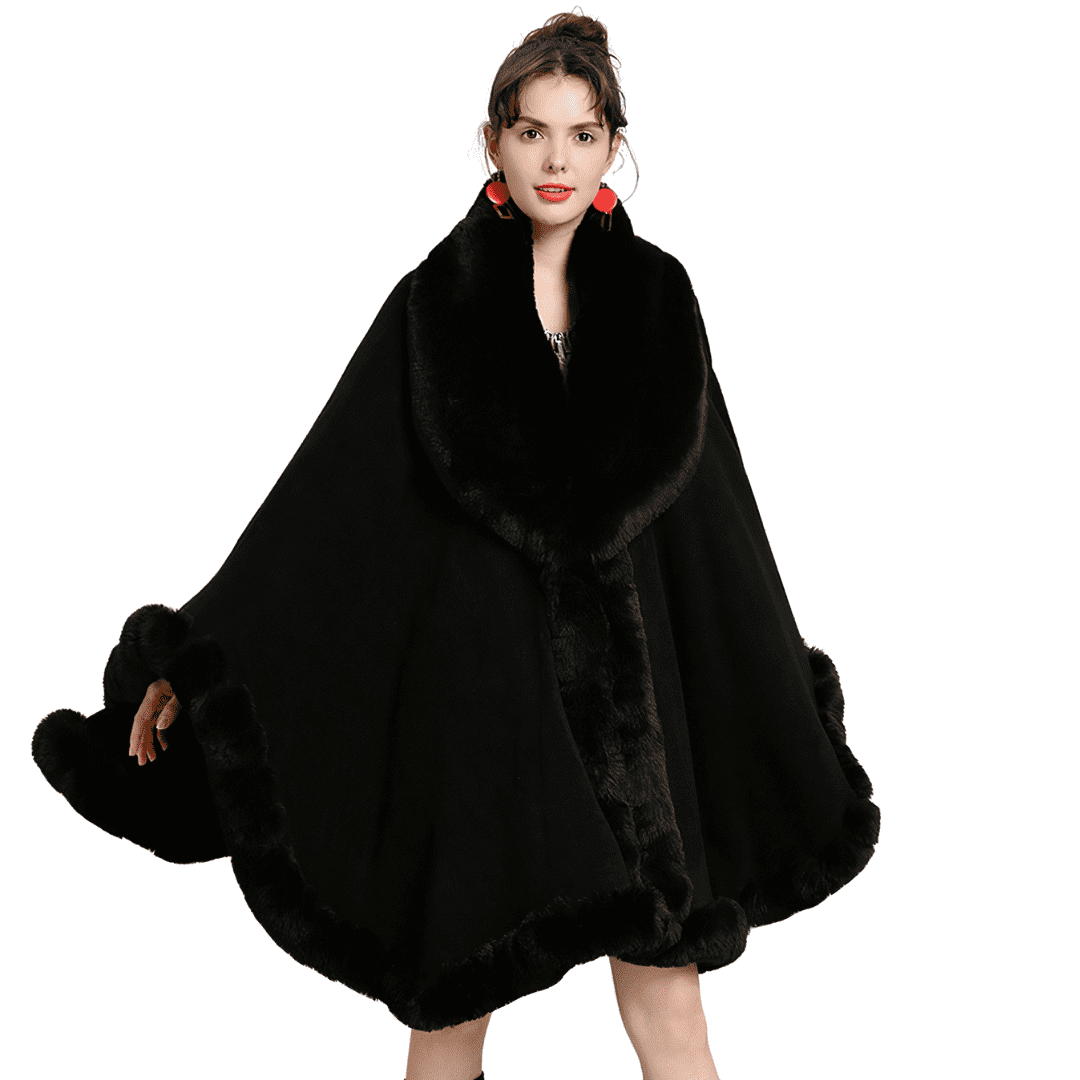 manteau poncho femme hiver