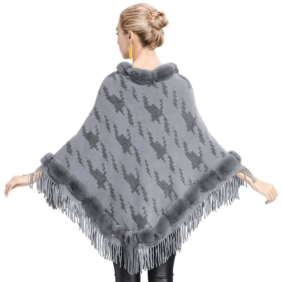 manteau poncho femme hiver