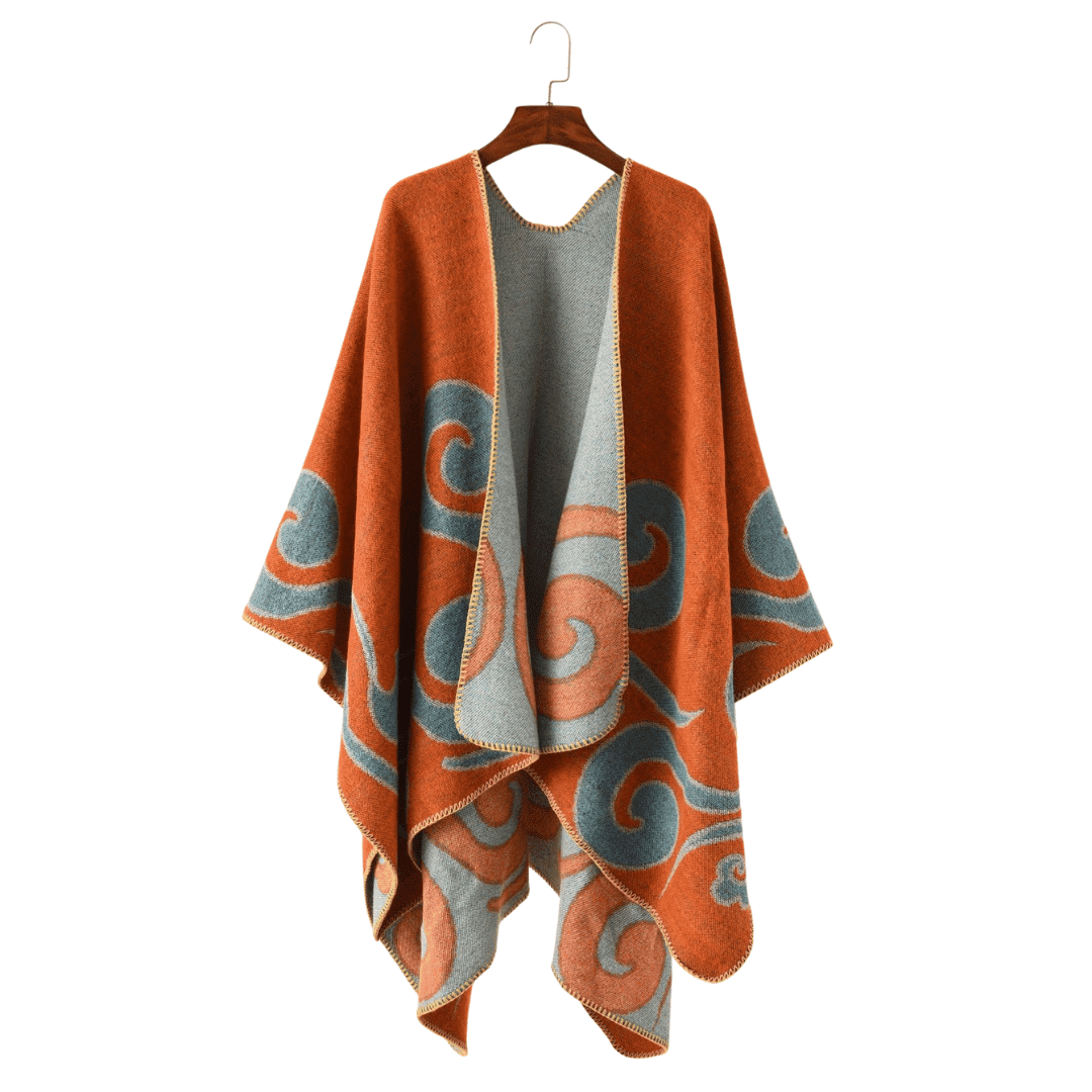 orange poncho