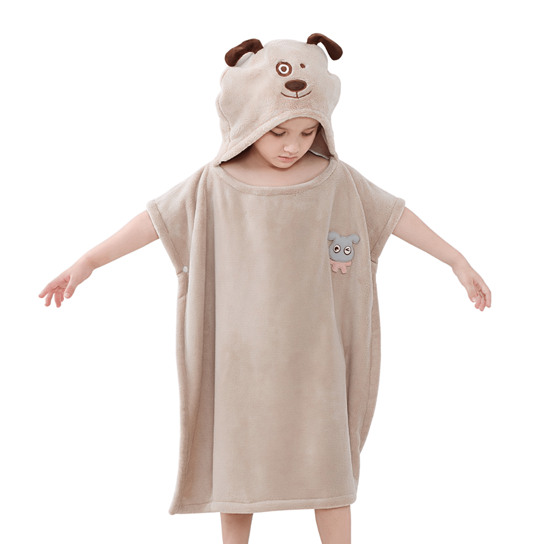 poncho bain enfant