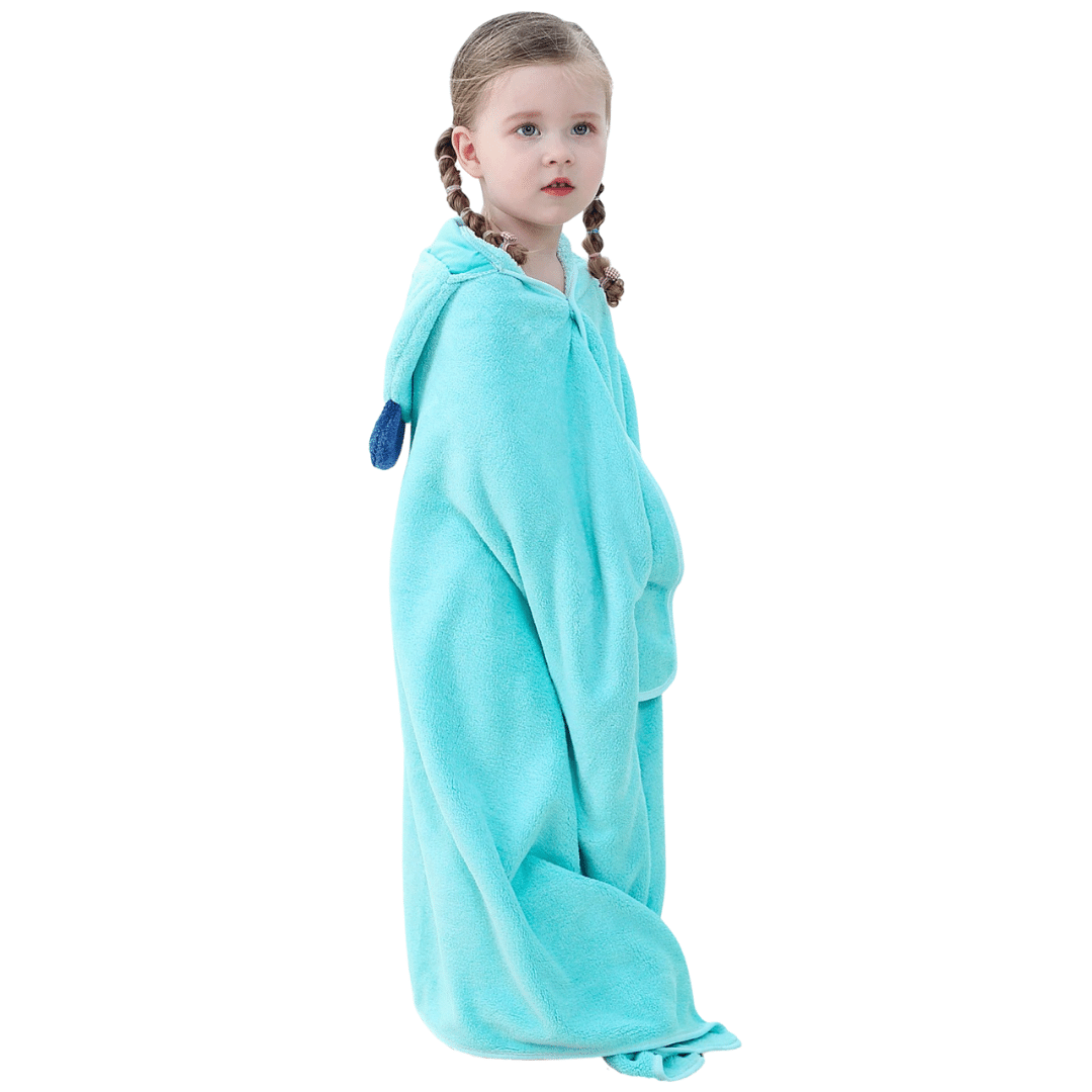 poncho bebe bain