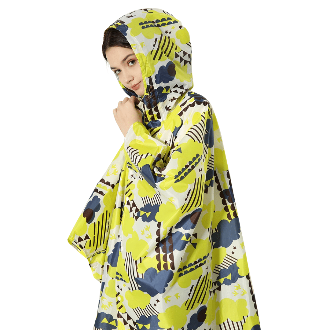 poncho cape de pluie femme