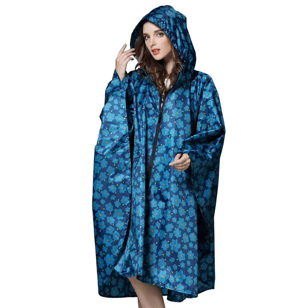 poncho cape de pluie randonnée femme