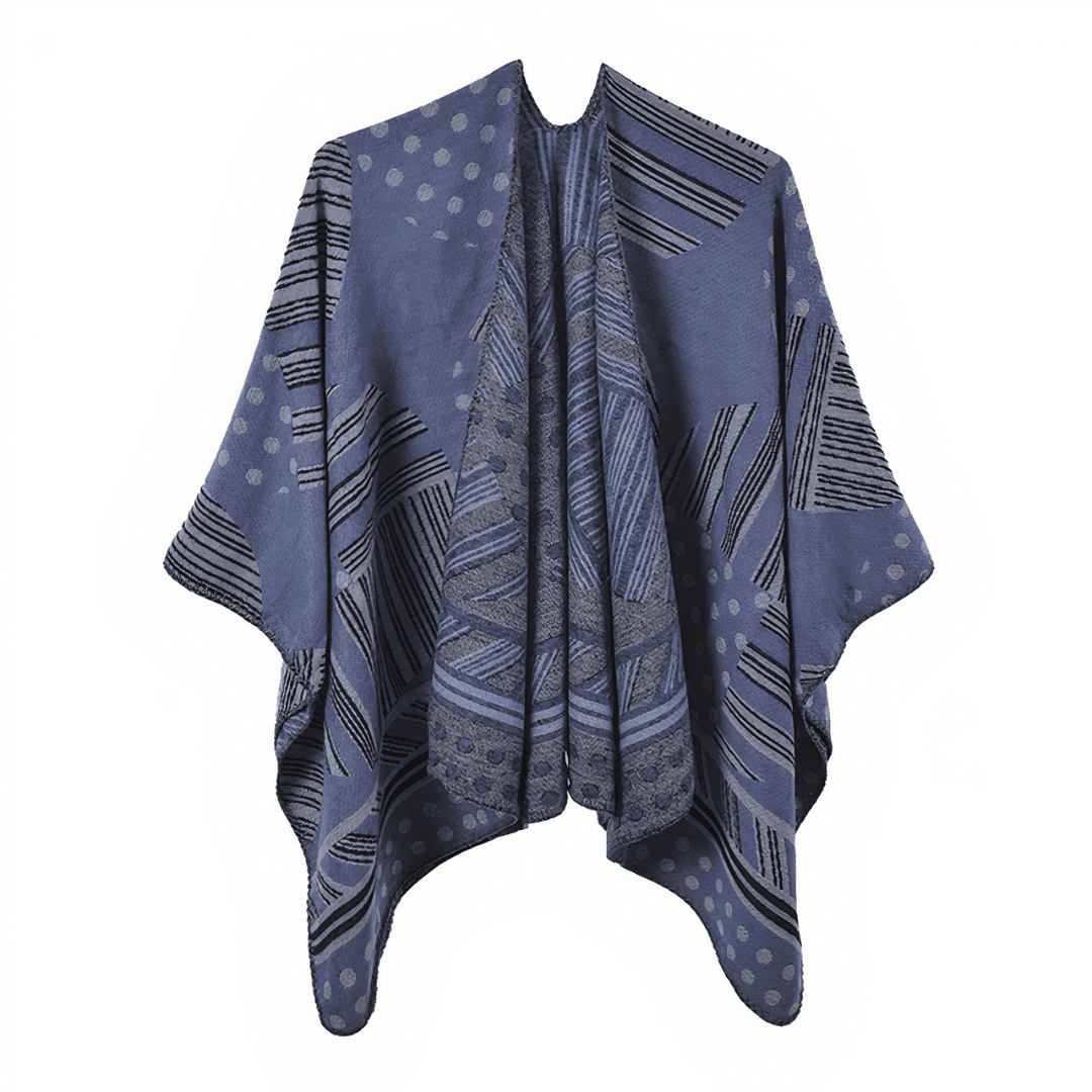 poncho cape en laine femme