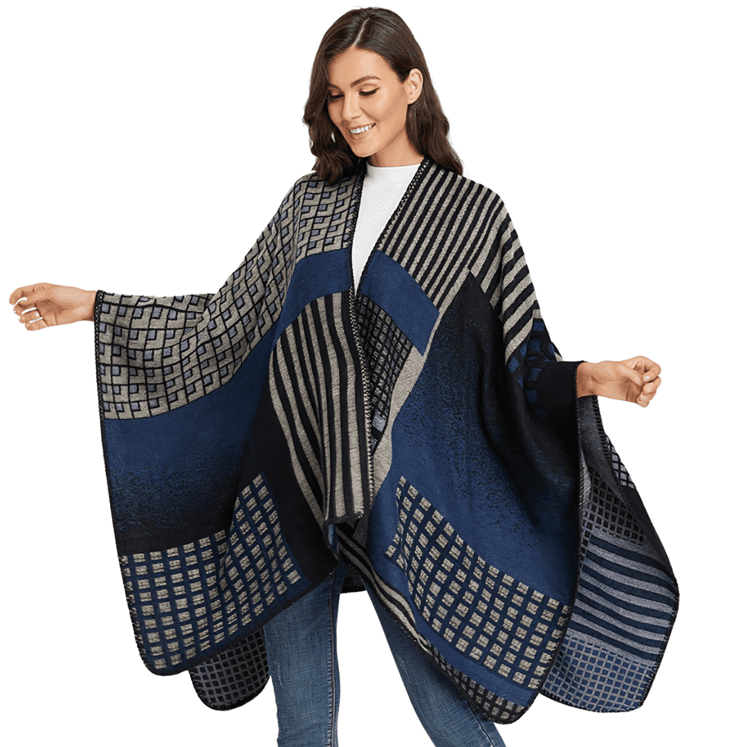 poncho cape femme hiver