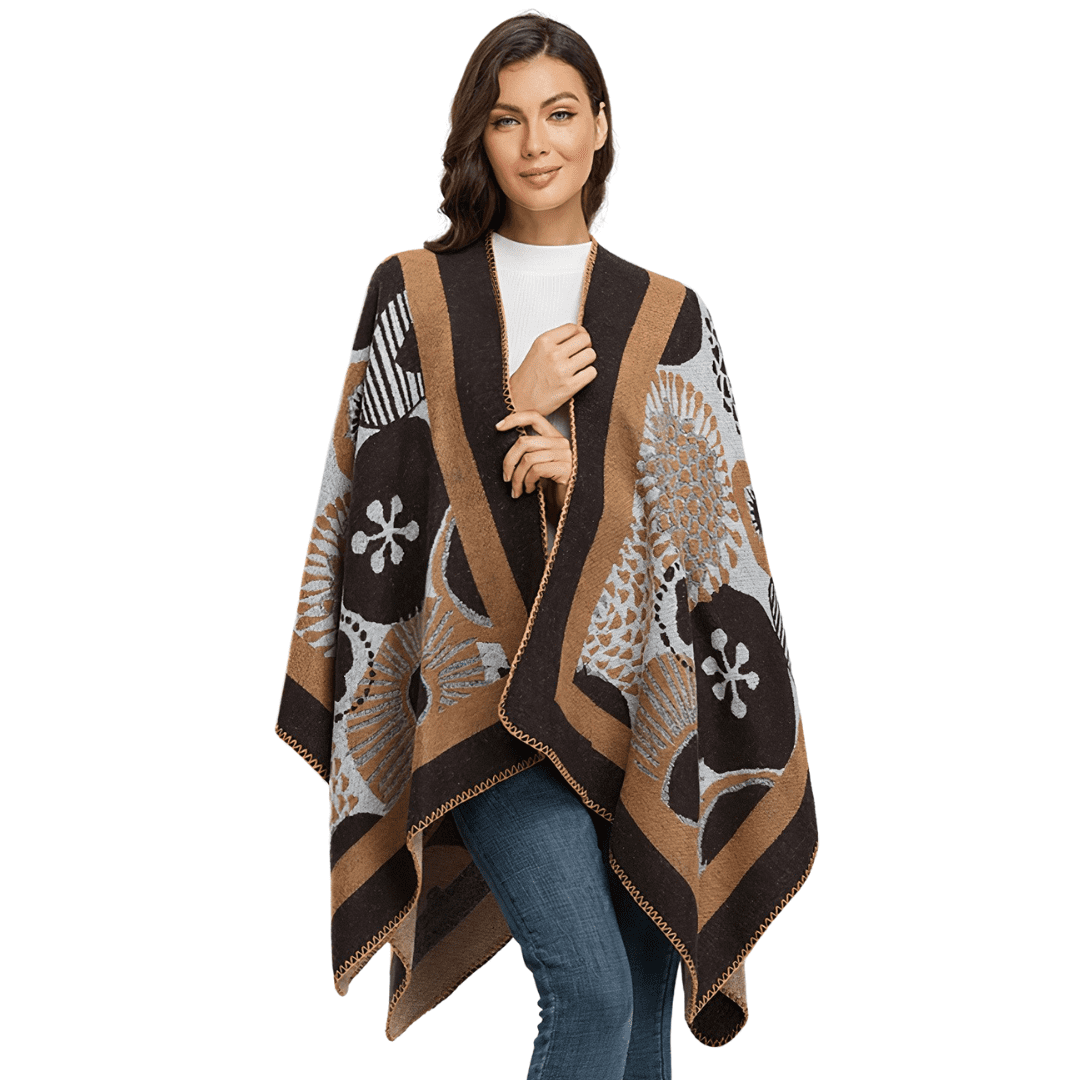 poncho cape femme hiver