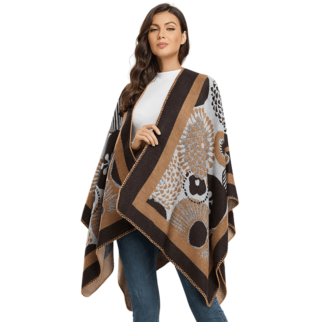 poncho cape hiver femme