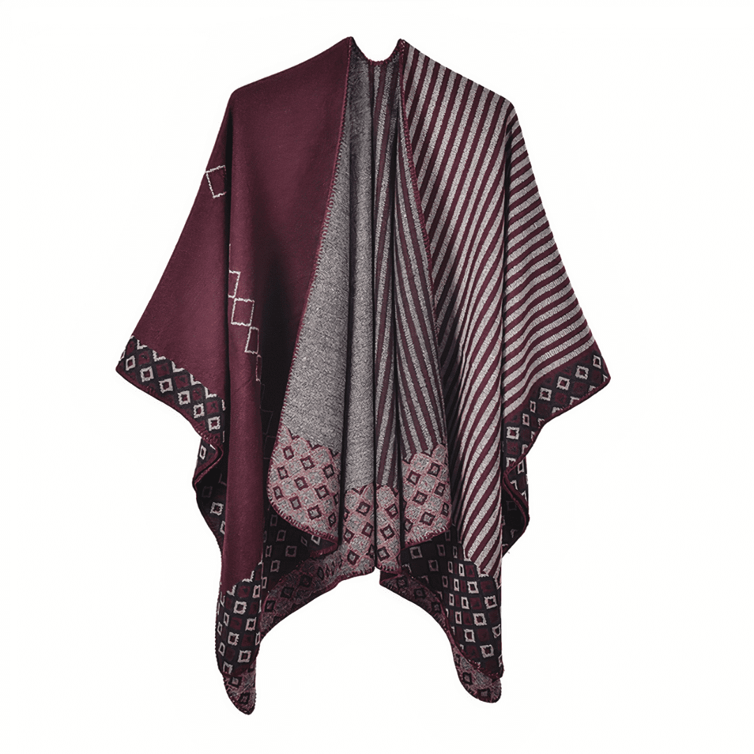 poncho cape hiver femme