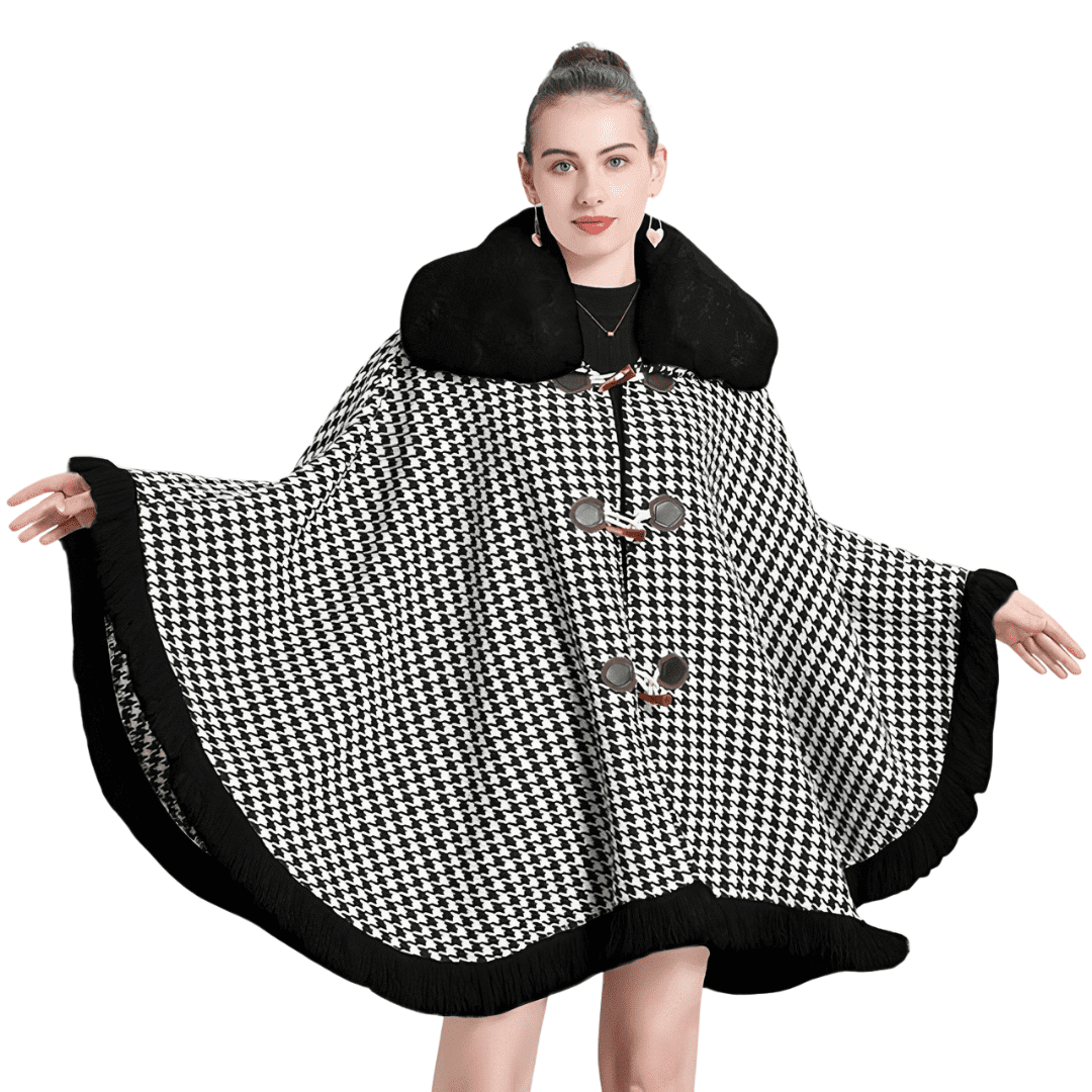 poncho cape hiver femme