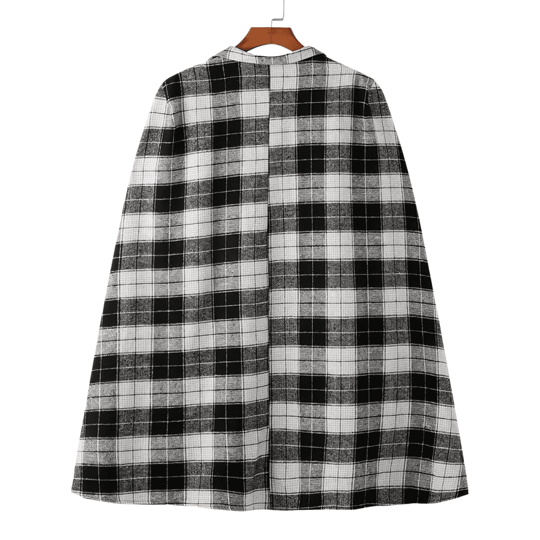 poncho chaud homme