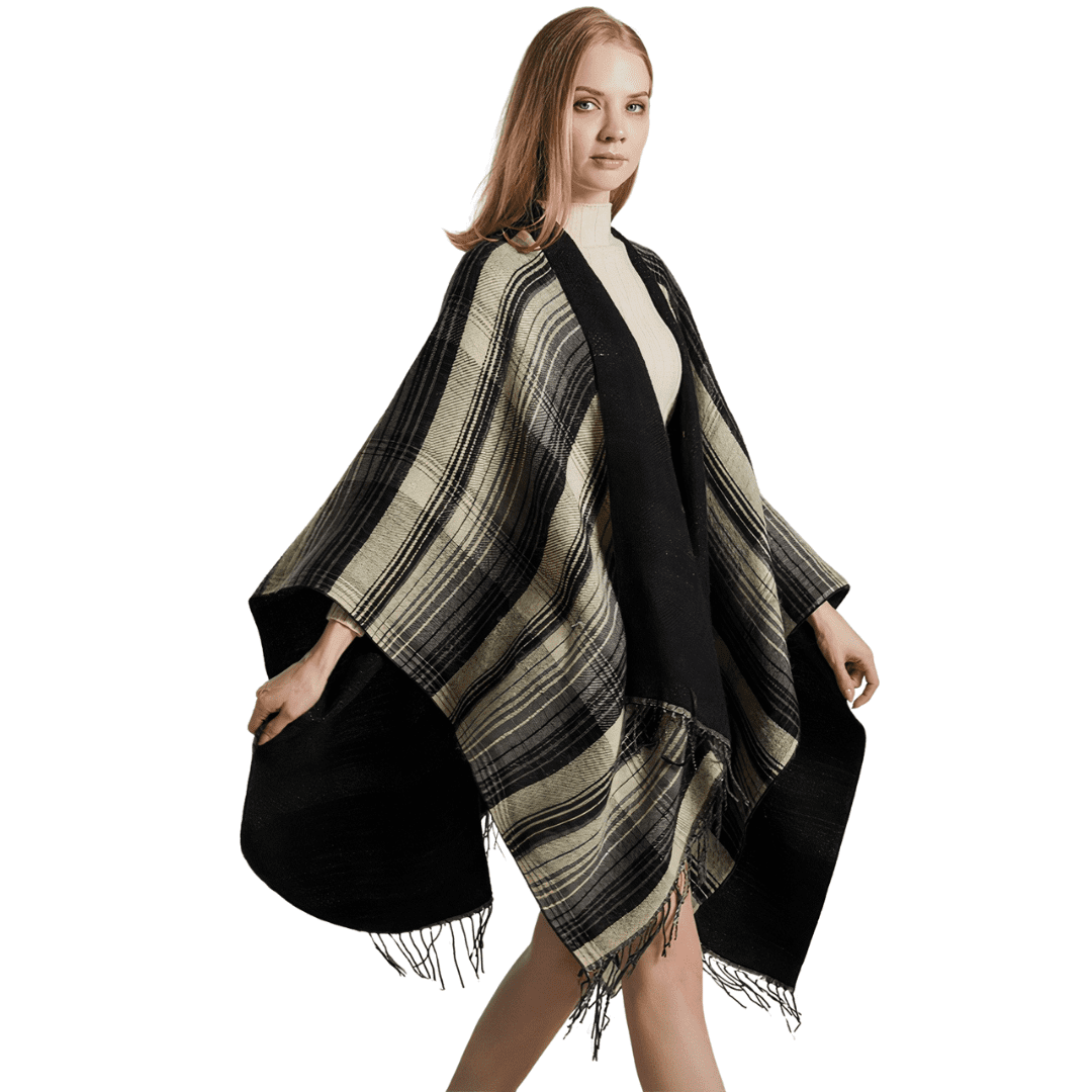 poncho chic femme