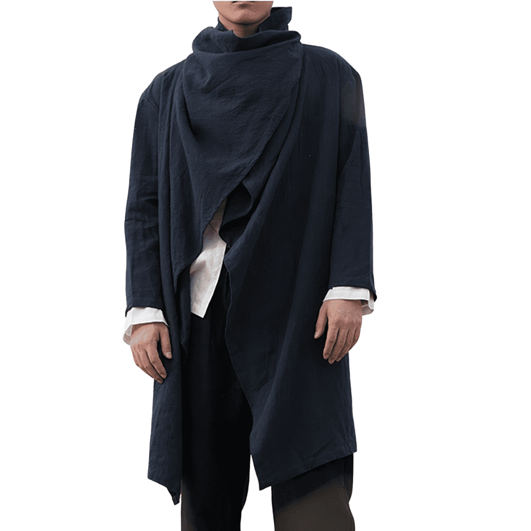 poncho en laine pour homme