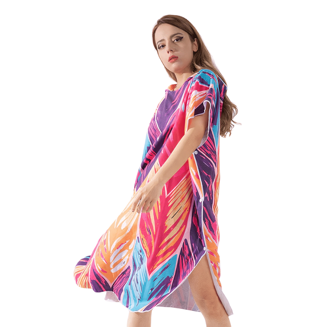 poncho eponge surf femme