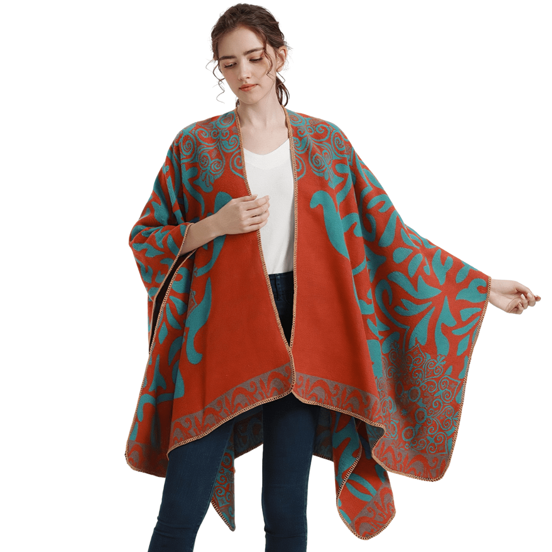 poncho femme cape