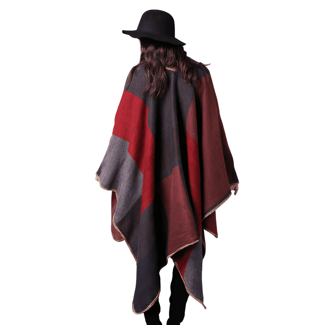 poncho femme en cachemire