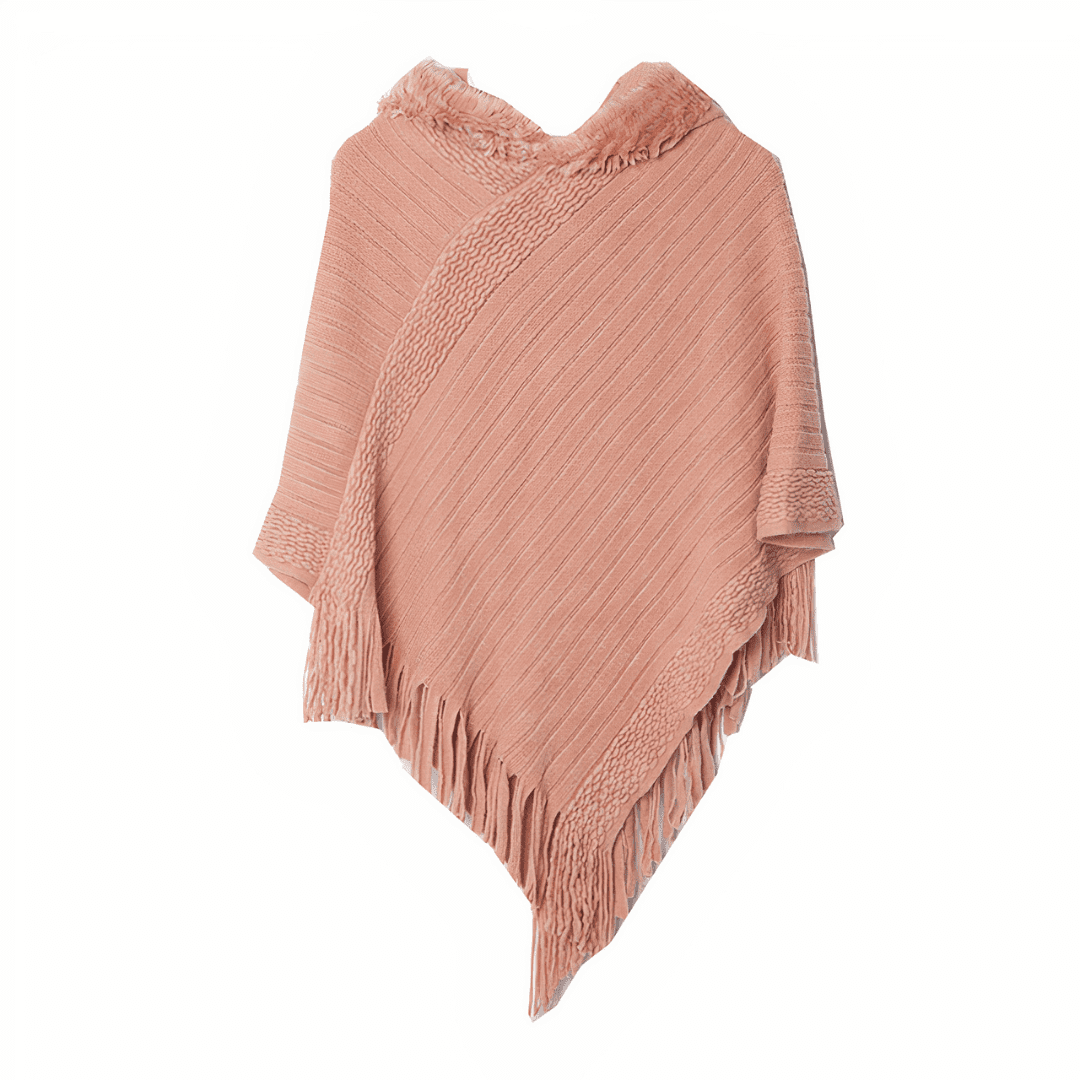 poncho femme hiver avec capuche