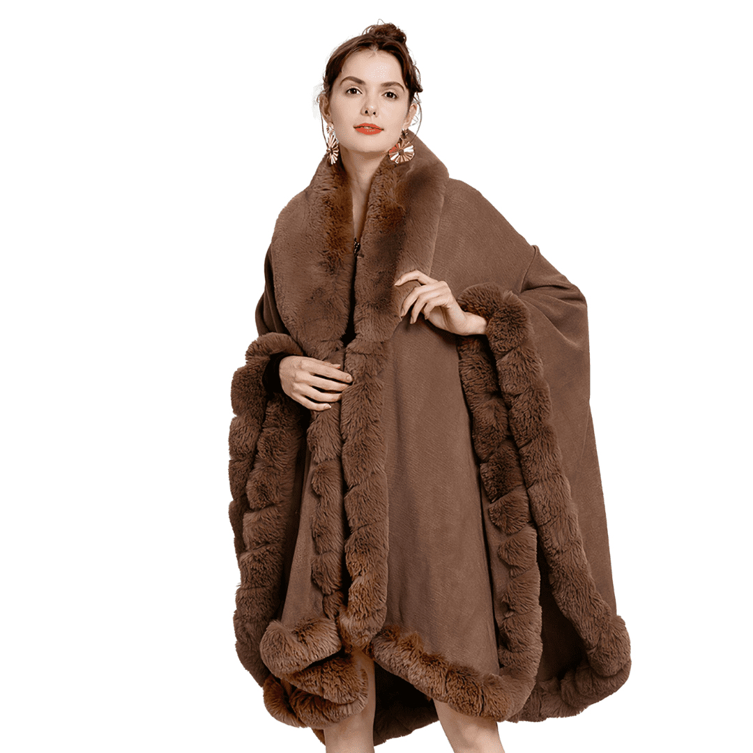 poncho femme manteau