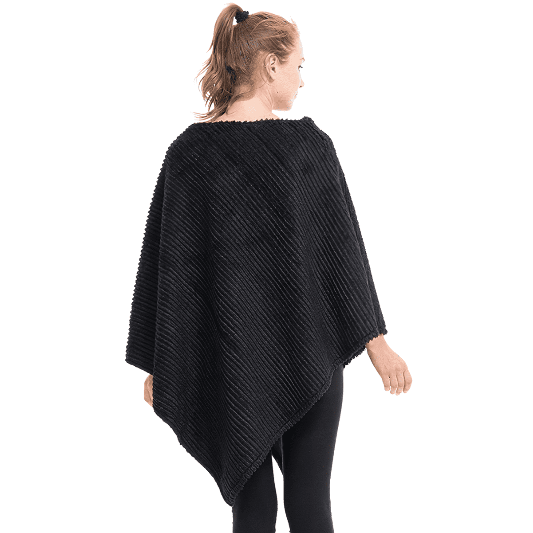 poncho femme pull