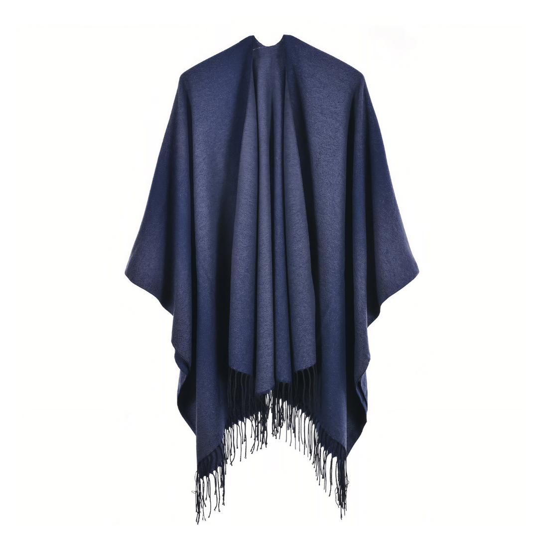 poncho ouvert chic