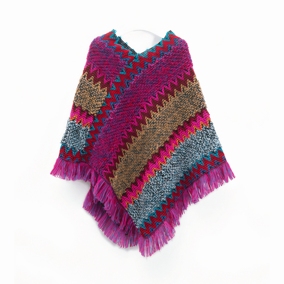 poncho pull femme hiver