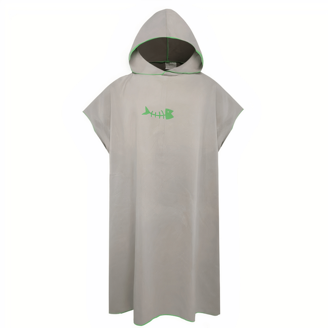 poncho surf gris