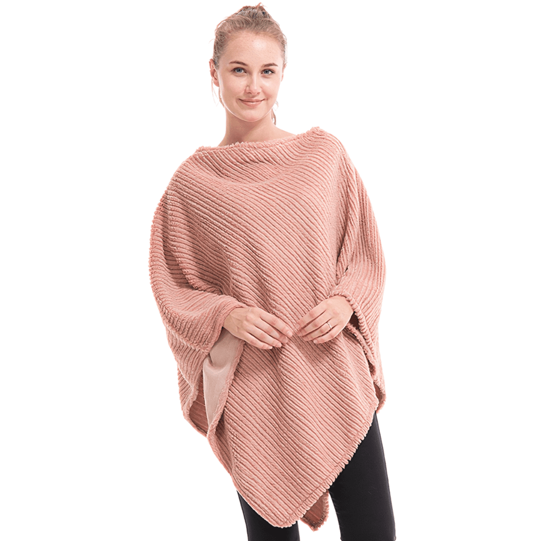 pull femme poncho