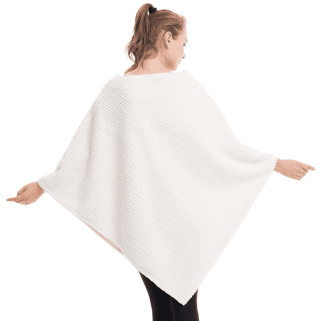 pull forme poncho femme