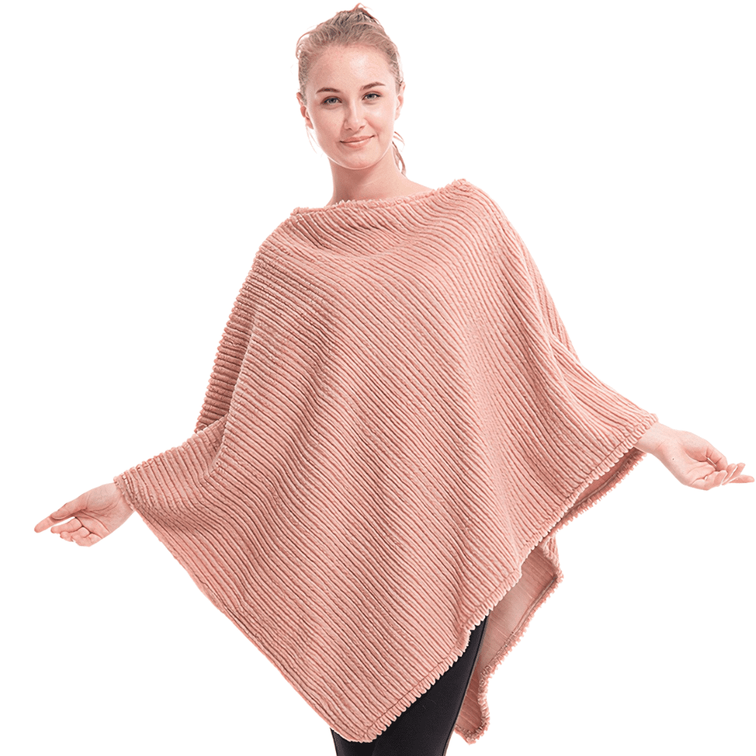 pull poncho femme sans manche