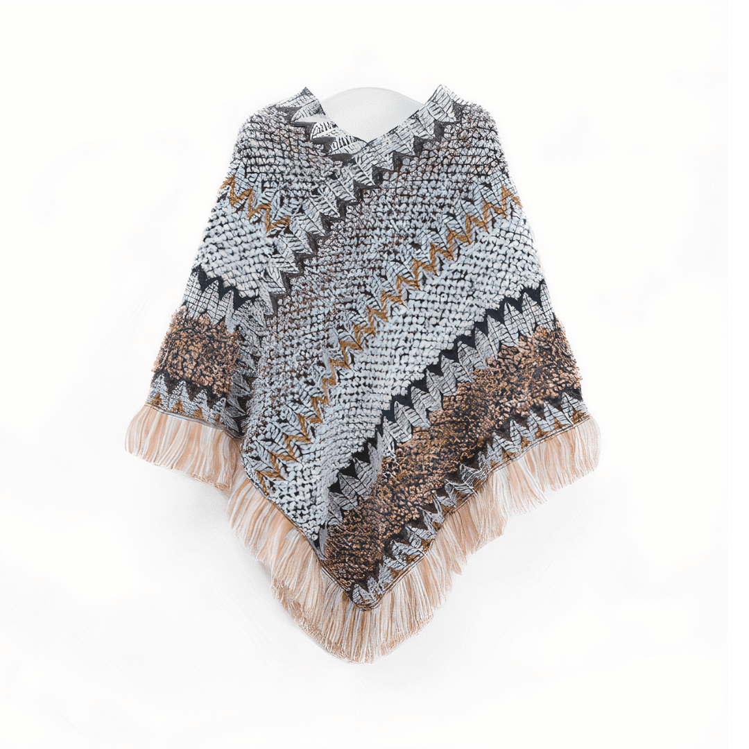 pull poncho femme sans manche