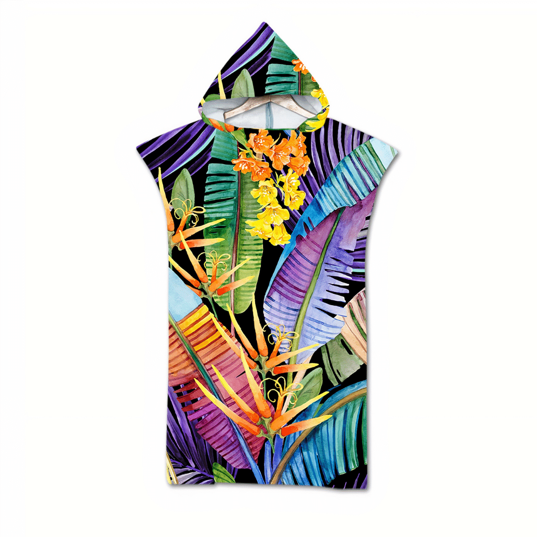 sortie de bain poncho