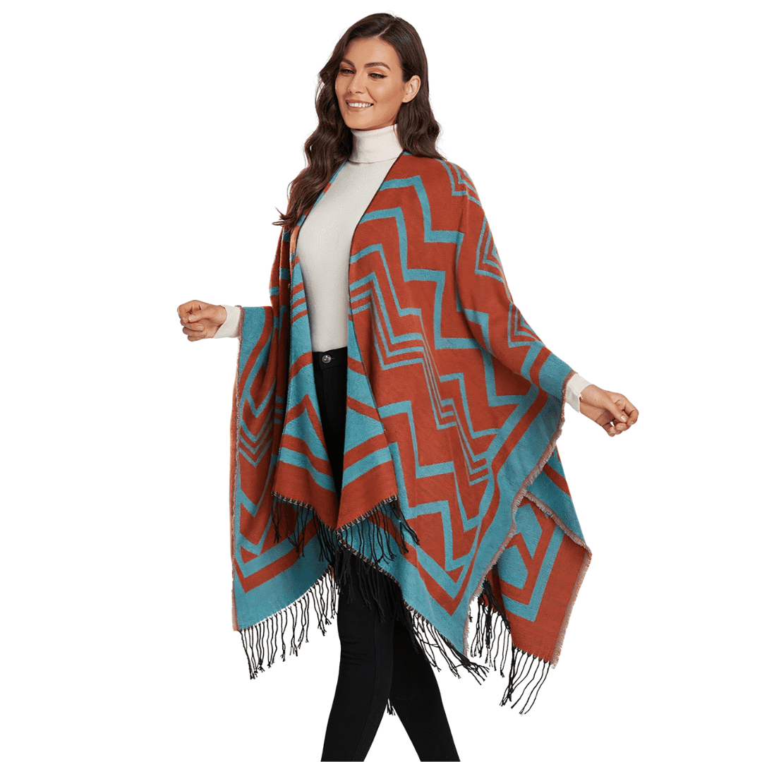 veste cape poncho femme