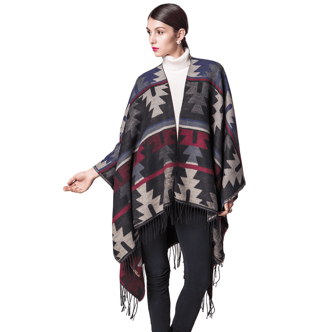 veste style poncho