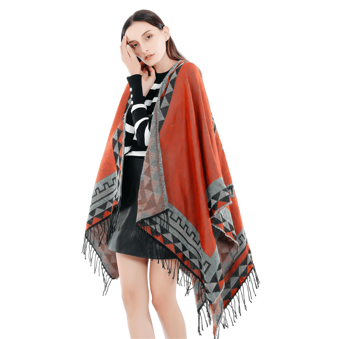 vetement poncho pour femme